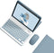 Keyboard Case with Mouse Compatible for iPad 10th Generation 2022, Removable Bluetooth Wireless Keyboard, Mist Blue