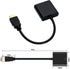 HDMI to VGA, Gold-Plated HDMI to VGA Adapter, Male to Female for Computer, Desktop, Laptop, PC, Monitor, Projector, HDTV, Chromebook, Raspberry Pi, Roku, Xbox and More