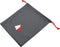 Universal Waterproof Headphone Protection Pouch Bag - Varias Headsets 11" x 9.25" inch Metallic Gray Color