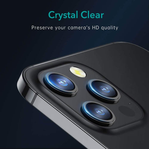 SaharaCase ZeroDamage Tempered FlexiGlass HD Camera Lens Screen Protector, 2-Pack for iPhone 12 Pro 6.7”, Anti-Scratch