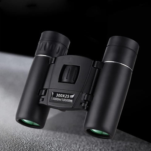 Generic 300x25 5000M BAK4 HD Powerful Binoculars Long Range Folding Mini Telescope Professional Hunting Telescope Zoom