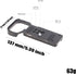 FocusFoto ZV-E1 Quick Release Baseplate QR Plate Mount for Sony Mirrorless Camera, Compatible with Arca-Swiss Standard