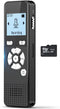 AKALULI Digital Voice Activated Recorder with Playback - 72GB Audio Recording Device with