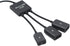 ljhnba 3in1 2 3 USB to OTG Port HUB Cable Splitter Micro-USB Type-C Adapter Converter for Tablet Computer Keyboard