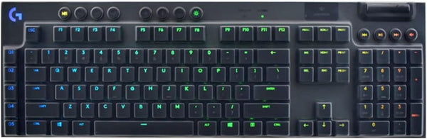 Silicone Clear Keyboard Cover Skin Protector - Compatible with Logitech G915 & G815 Mechanical Gaming Keyboards