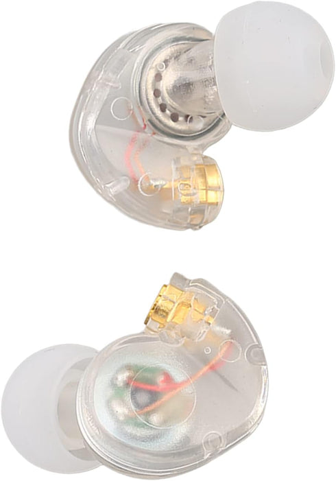 Pluggable Detachable HiFi Earphone Head Replacement for SE215, SE315, SE535 - Transparent Sports Earbud Head.