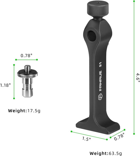 Binocular Tripod Adapter, Binocular Mount 1/4 Inch Threading Mount Aluminum (s1)