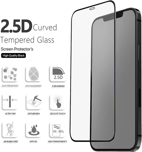 IceSword Superior HD Screen Protector for iPhone 12 Pro Max - Clear Tempered Glass Film, 9H Hardness