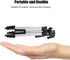 Hilitand Phone Tripod Stand, Cell Phone Selfie Stick Tripod with Phone Holder, Compact Size Extendable Aluminum Travel