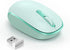 TECKNET Wireless Mouse for Laptop, 2.4G Quiet Computer Mouse with USB Receiver, 4 Buttons, 800/1200/1600 DPI - Mint