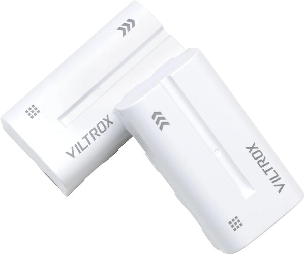 VILTROX 2 Pack NP-F550 2200mAh Battery, Replacement of Sony NP-F970 F960 F950 F770