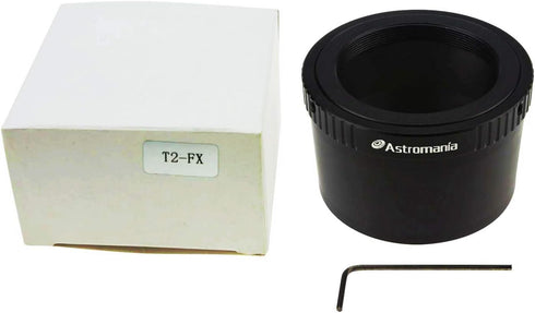 Astromania T T2 Lens to Fuji FX Mount Camera Adapter, Universal Screw-in for X-T1 X-A1 X-E2 X-M1