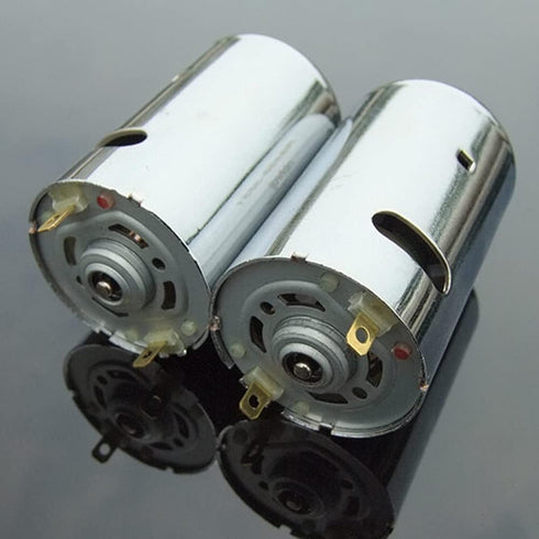Generic 12V 24V RS555 3551ic DC Double Ball Bearing DC Motor High Torque Electric Drill Grinder Model Car Boat Toy|DC