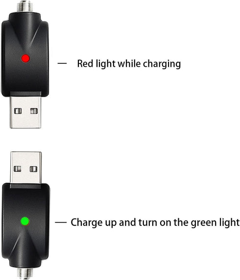 HMLXSH 510 3-Piece Set Smart USB Thread Charger Cable with LED Conversion Indicator Light, Smart Overcharge Protection