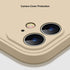 ZEZHOU Compatible with iPhone 12 Case with Camera Lens Protector, Liquid Silicone Gel Rubber Phone Case, Slim Fit