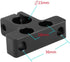 CAMVATE 15mm Single Rod Clamp with 1/4"-20 Unthreaded Mounting Points - 2318