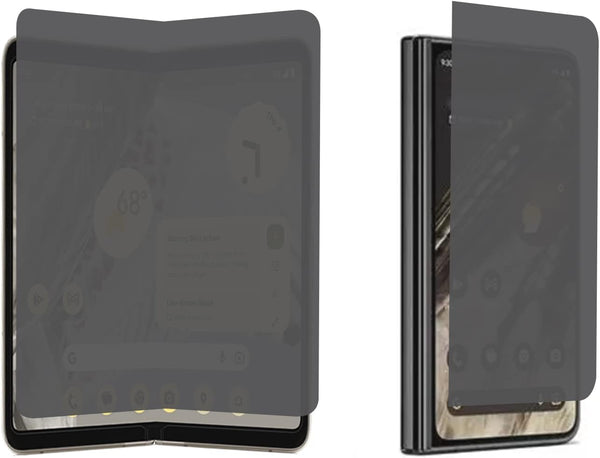 2PCS Privacy Screen Protector for Google Pixel Fold - Anti-peeping Soft Film (Matte) for Outside & Inside Use.