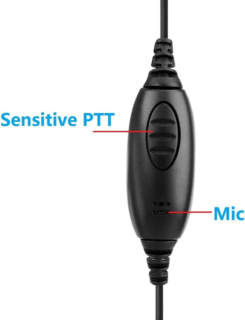 Retevis RT20 2 Way Radio Earpiece with Speaker Mic, Compatible with Retevis RT20 Walkie Talkies, 3 Pack