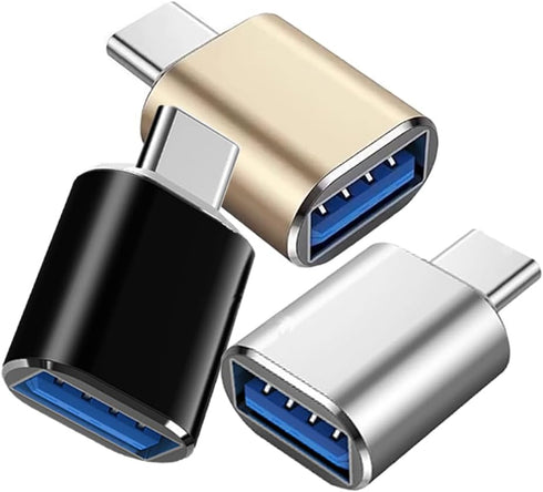 MINCHEN Type C Male to USB 3.0 Female Adapter 10 Pack, USB Female to USB C Male Converter, USB Type C Connector Charge
