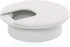 2pcs 2 Inch Desk Wire Cord Cable Grommets Hole Cover for Office PC Desk Organizer (White)
