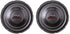 Pyle PLPW6D 6" Dual Voice Coil 4-Ohm Black Car Stereo Audio Subwoofers - 2 Pack