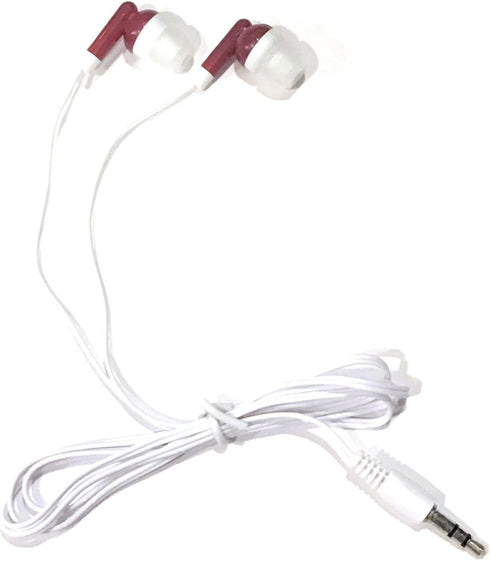 100 Pack MP3 TFD Supplies Wholesale Bulk Earbuds Headphones for iPhone, Android, Player - Mixed Colors