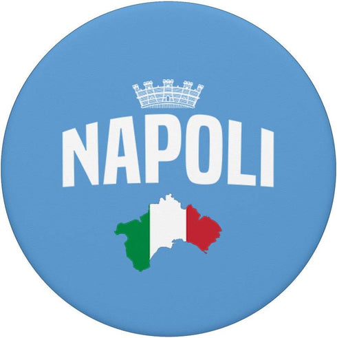 PopSockets PopGrip: Swappable Grip for Phones & Tablets - Napoli Italy - Italian Flag