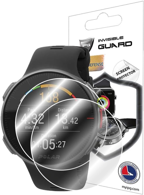 IPG Hydrogel Screen Protector for Polar Vantage V, 2 Units, Invisible HD Clear Film, Anti Scratch Guard