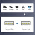 cablecc USB 2.0 Type-A Male to Male Data Flat Slim FPC Cable Down Angled 90 Degree for FPV, Disk, Scanner & Printer 20CM