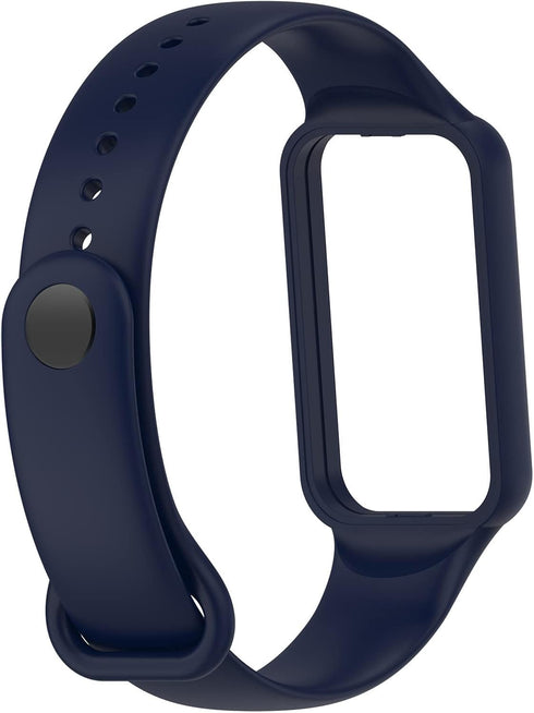 Soft Silicone Wristbands Compatible with Amazfit Band 7, Adjustable Color Sport Strap for Women Men