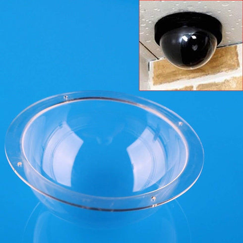 Ricrrover Clear Acrylic Flange - 3.15inch/80mm with 4 Holes, Indoor/Outdoor CCTV Dome Camera Cover
