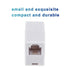 RJ11 Coupler, 2 Pack Telephone Phone Line Connector Coupler RJ11 6P4C Inline Keystone Jack Female to Female Adapter