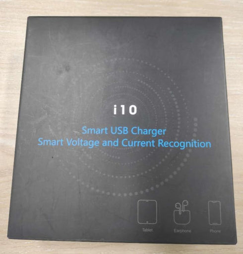 USB Charger, slitinto 60W 12A 8-Port USB Charging Station Multi Port Hub Charger with LCD Display for Multiple Devices
