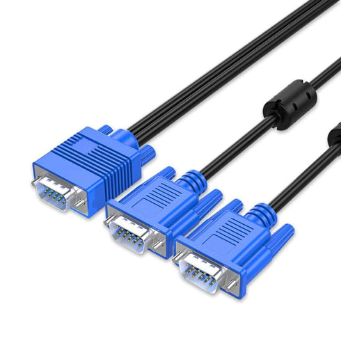 ITOSAYDE 5.9ft VGA SVGA HD Cable Male-to-Male - Video Cable for Projectors, HDTVs, Monitors, Supports 1080P Full HD