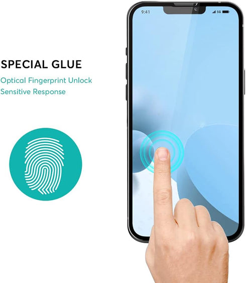 IceSword Superior HD Screen Protector for iPhone 12 Pro Max - Clear Tempered Glass Film, 9H Hardness