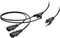 Monoprice Power Cord Splitter | NEMA 5-15P to 2X IEC 60320 C13, 10 Amp, 6 Feet, Black