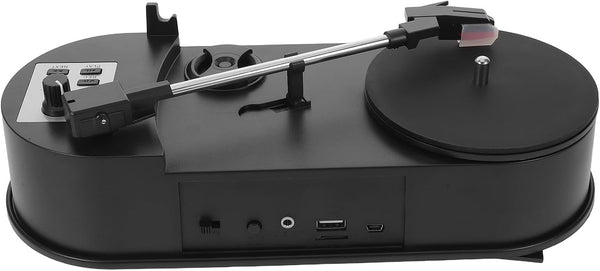 Zerodeko Vinyl Turntable Record Player with USB Mp3 Converter, Vintage Style Phonograph for