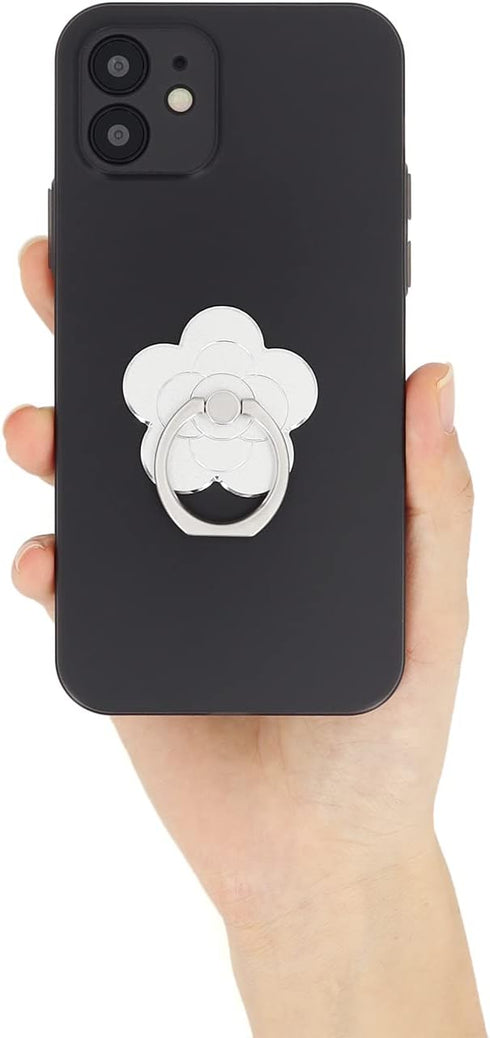 Cell Phone Ring Holder Flower Finger Ring Grip Stand 360° Rotation, Universal Kickstand for All Smartphones