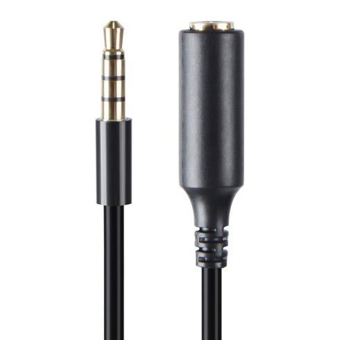3-Pack AUX Headphone 3.5mm Extension Cable - Male to Female Extender Audio Jack Adapter for iPhone iPod iPad