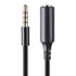 3-Pack AUX Headphone 3.5mm Extension Cable - Male to Female Extender Audio Jack Adapter for iPhone iPod iPad