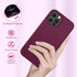 Miracase Liquid Silicone Case for iPhone 12 Pro Max, Soft Anti-Scratch Microfiber Lining, Shockproof Drop Protection,