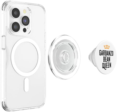 Garbanzo Chickpeas Bean Queen PopGrip for MagSafe - Perfect for Vegans