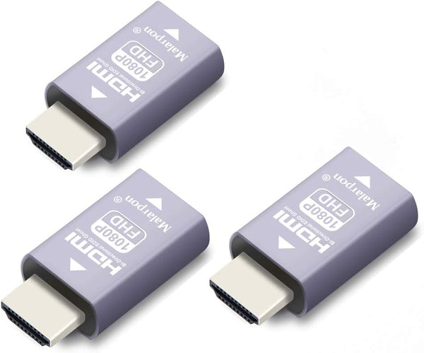 HDMI EDID Emulator Passthrough 3rd Generation Aluminum, Active Switches and Extenders, 1920x1080@59Hz