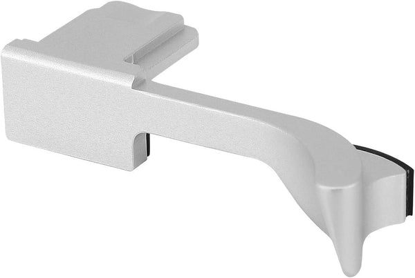 Haoge Metal Thumbs Up Hand Grip for Leica Q2 Camera, Silver Hot Shoe Thumb Up Rest