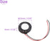 DMiotech Mini DIY Magnetic Speaker, 1W 8 Ohm 15mm Diameter Internal Replacement Loudspeaker with Wire (Black)