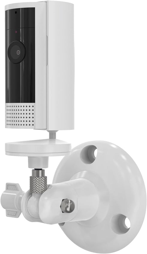 Wall Mount for R-ing Indoor Cam (2nd Gen), Adjustable Security Bracket for Indoor Cam - White