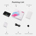 ULANZI VL120 RGB Video Light, Pocket LED On-Camera Video Light with Built-in 3100mAh Battery, 360 Full Color Effects