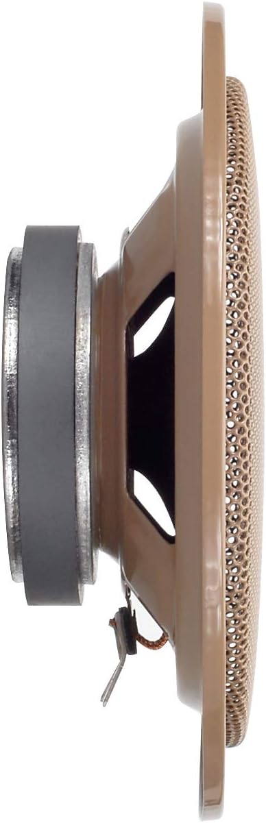 Magnadyne AS505TG 5 Inch Dual Cone Slimline Speaker, Sold as a Pair (Brown)