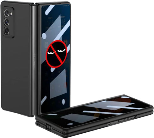 2 Pack Privacy Tempered Glass for Samsung Galaxy Z Fold 2, Anti-peep Scratch Resistant Screen Protector Suit for Z Fold