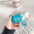 3 in 1 Compatible with Apple Airpods Pro Protective Case Cover with Cleaner Kit & Keychain (Sully)